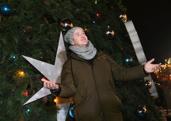 Открытие ГУМ-Катка и ГУМ-Ярмарки на Красной площади 