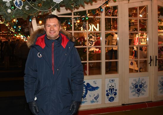 Открытие ГУМ-Катка и ГУМ-Ярмарки на Красной площади 