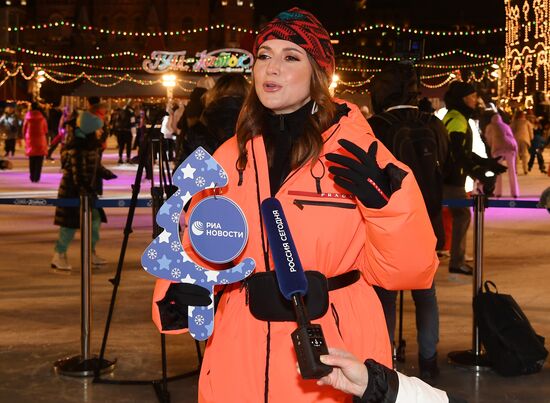 Открытие ГУМ-Катка и ГУМ-Ярмарки на Красной площади 