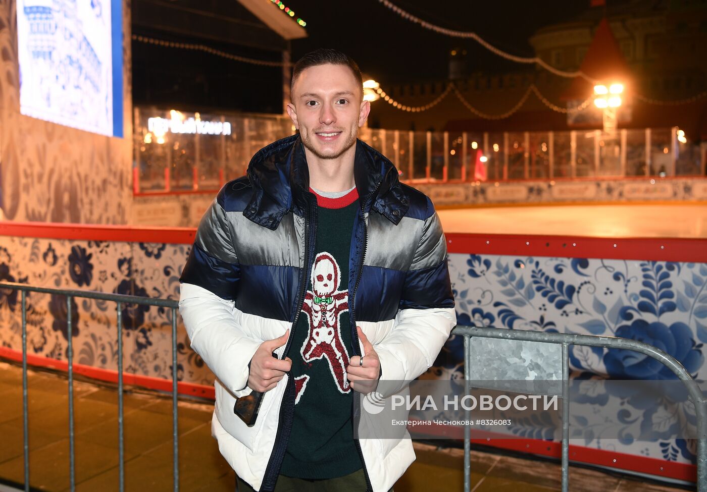 Открытие ГУМ-Катка и ГУМ-Ярмарки на Красной площади 