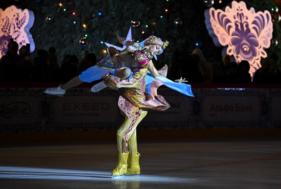 Открытие ГУМ-Катка и ГУМ-Ярмарки на Красной площади 