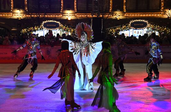 Открытие ГУМ-Катка и ГУМ-Ярмарки на Красной площади 