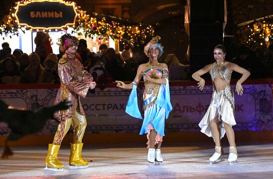 Открытие ГУМ-Катка и ГУМ-Ярмарки на Красной площади 