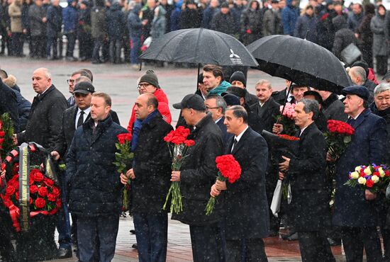 Прощание с главой МИД Белоруссии В. Макеем