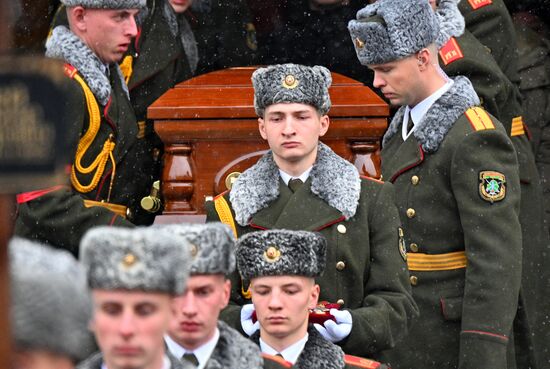 Прощание с главой МИД Белоруссии В. Макеем