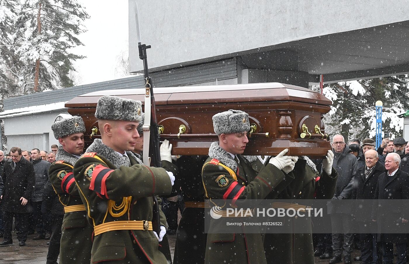 Прощание с главой МИД Белоруссии В. Макеем