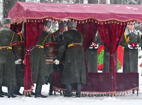 Прощание с главой МИД Белоруссии В. Макеем