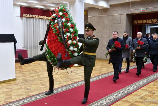 Прощание с главой МИД Белоруссии В. Макеем