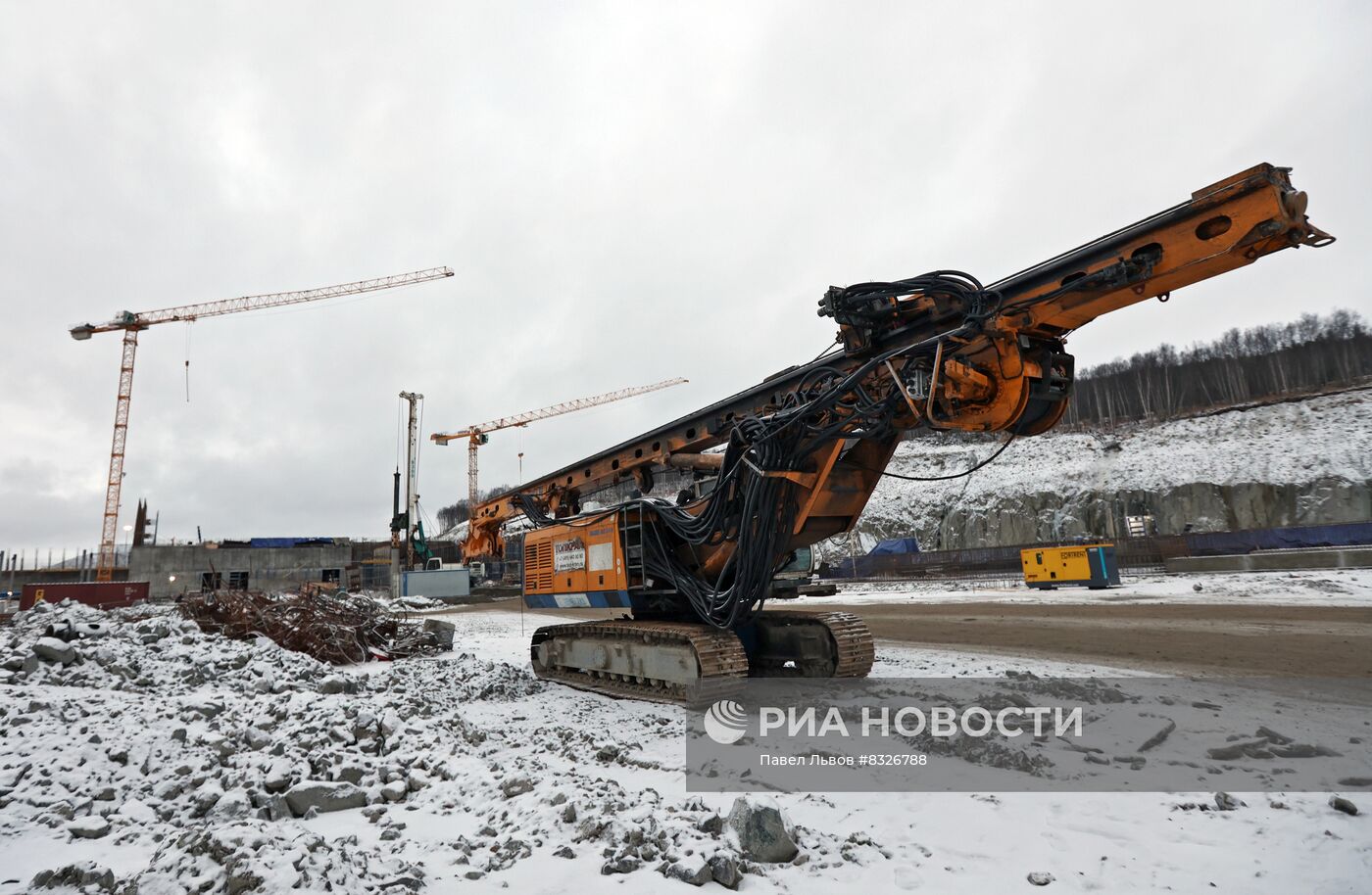 Строительство морского порта "Лавна" в Мурманской области