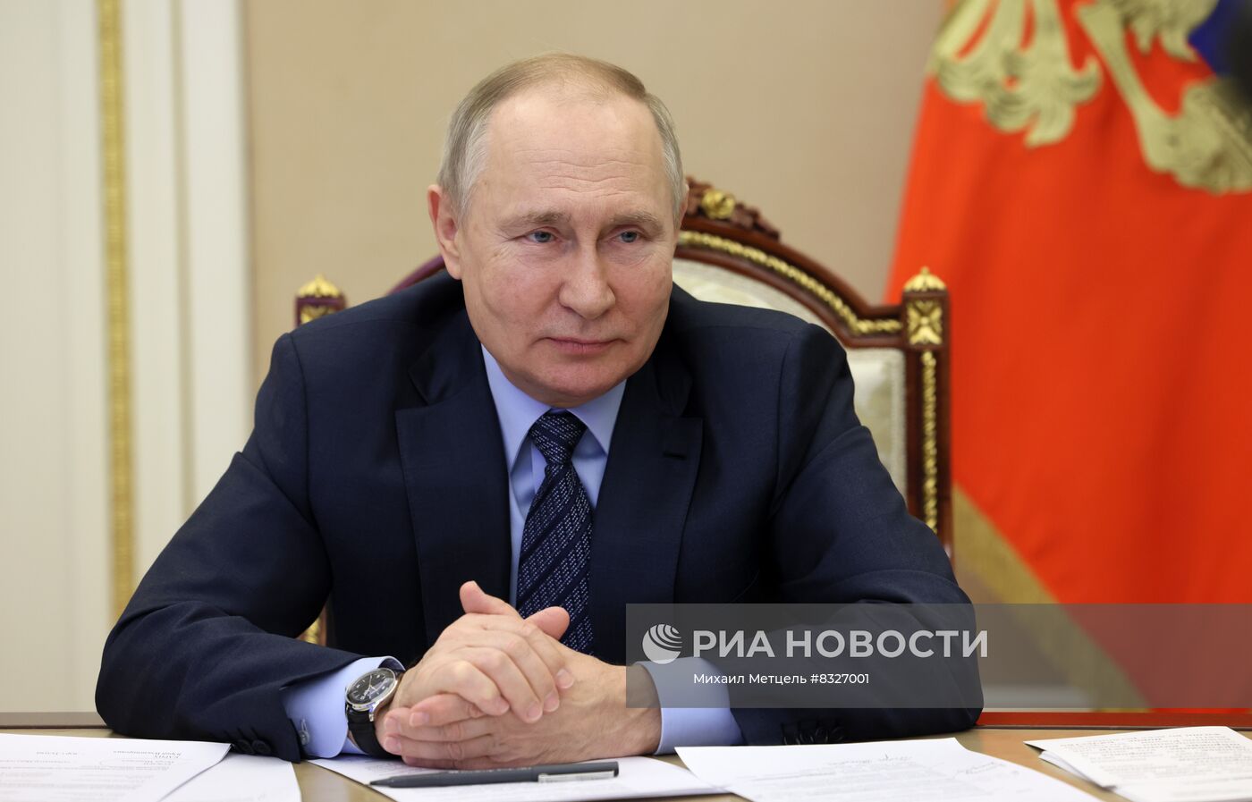 Президент РФ В. Путин принял участие в открытии социальных объектов в рамках федеральных и региональных программ развития