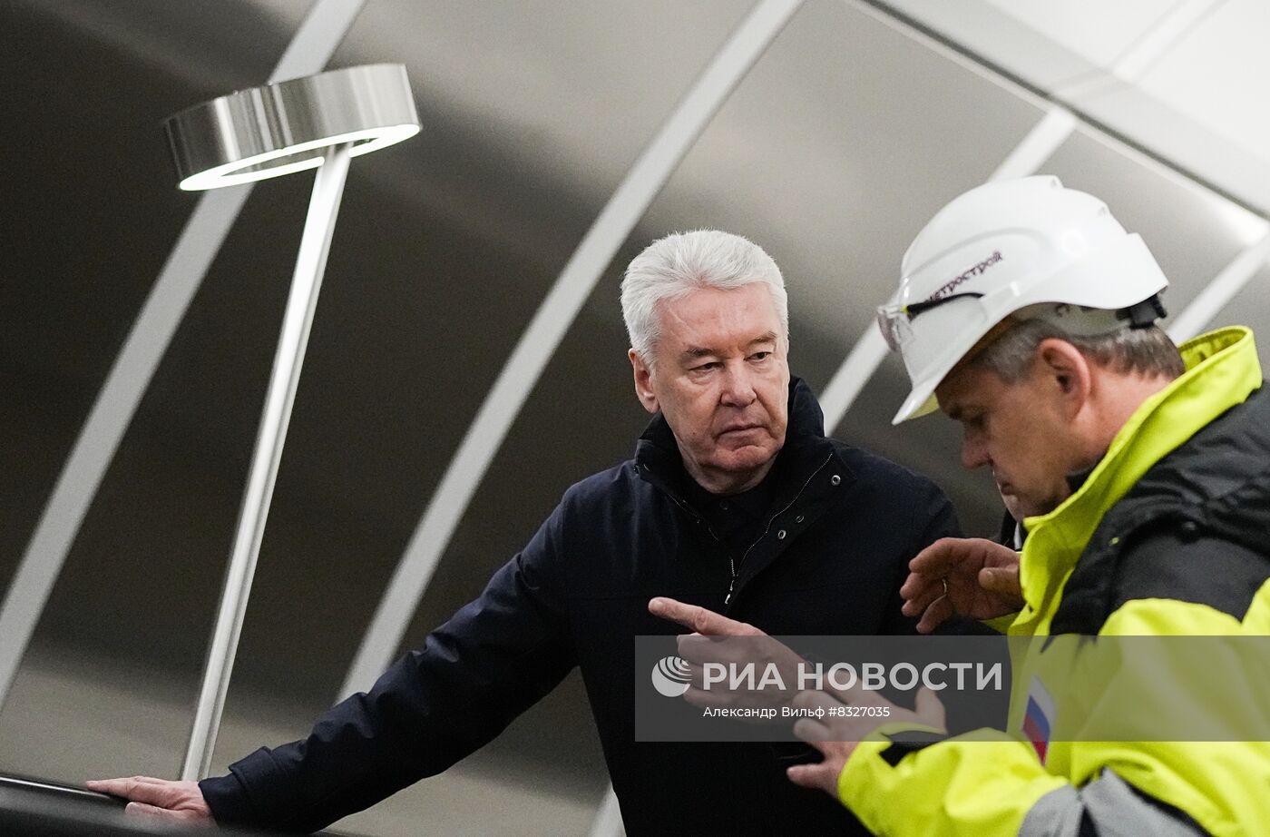 Мэр Москвы С. Собянин протестировал северо-восточный участок БКЛ 