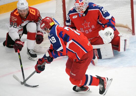 Хоккей. КХЛ. Матч ЦСКА - "Авангард"