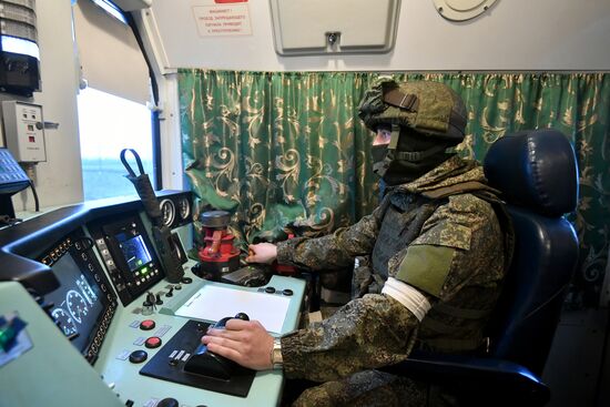 Работа железнодорожных войск в Херсонской области