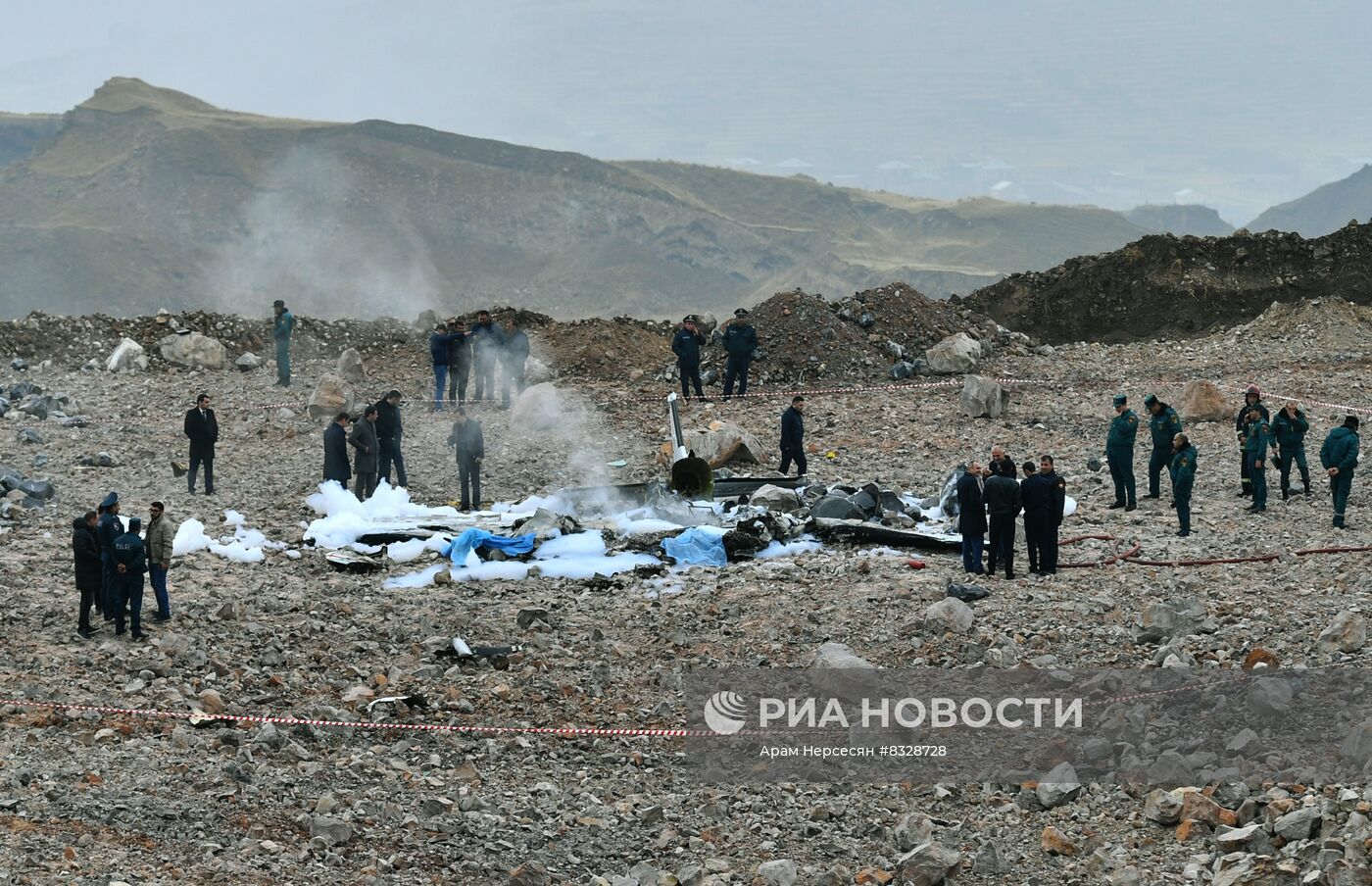 В Армении разбился самолет с гражданами России