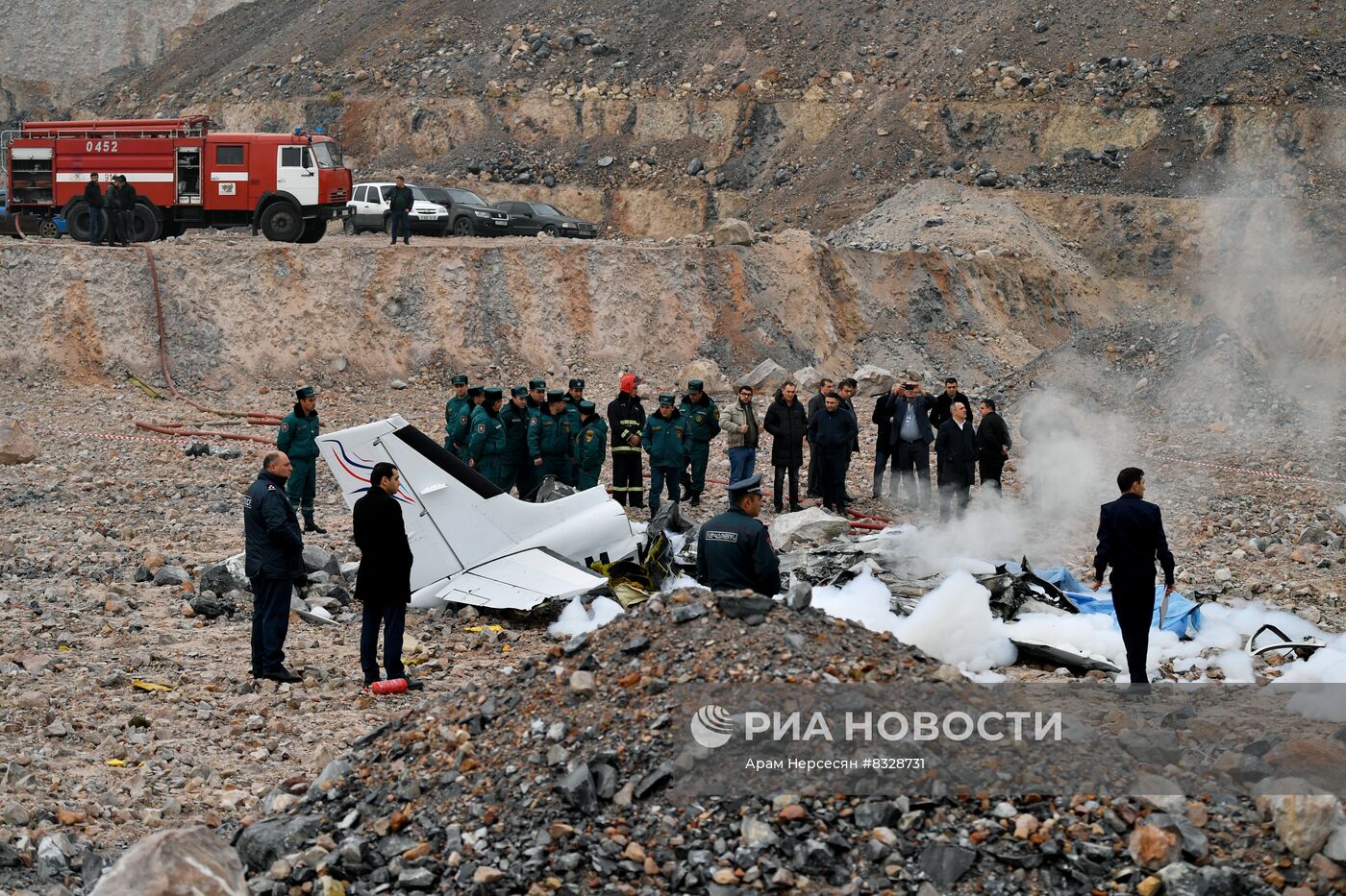 В Армении разбился самолет с гражданами России