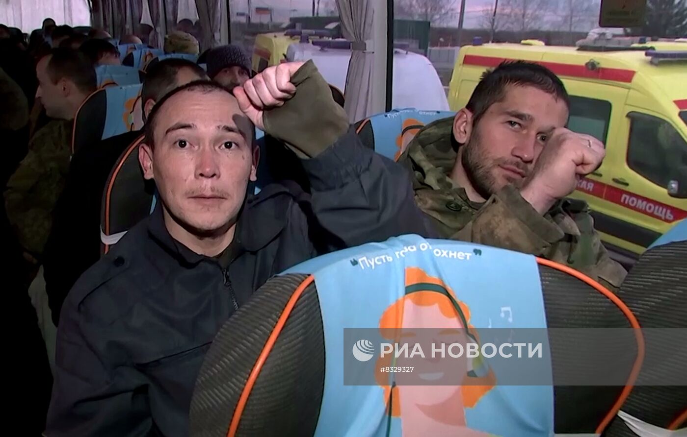 Из украинского плена возвращены российские военные