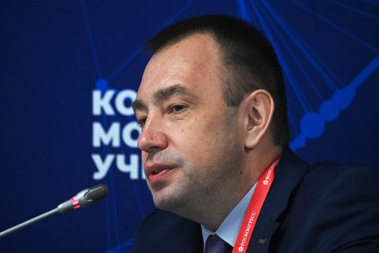 Заместитель генерального директора Российского научного фонда Андрей Блинов на сессии "Экспертиза и оценка научной деятельности" в рамках II Конгресса молодых ученых в Парке науки и искусства "Сириус". Фото могут быть использованы при наличии обязательной ссылки на источник. Место: Россия, Федеральная территория "Сириус". Автор: Евгений Одиноков. II КМУ-2022. Школа РНФ. Экспертиза и оценка научной деятельности