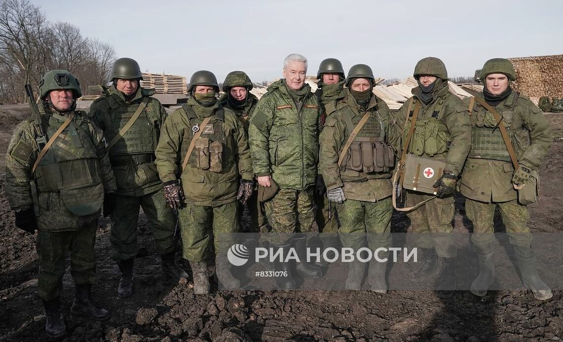 Мэр Москвы С. Собянин посетил ЛНР