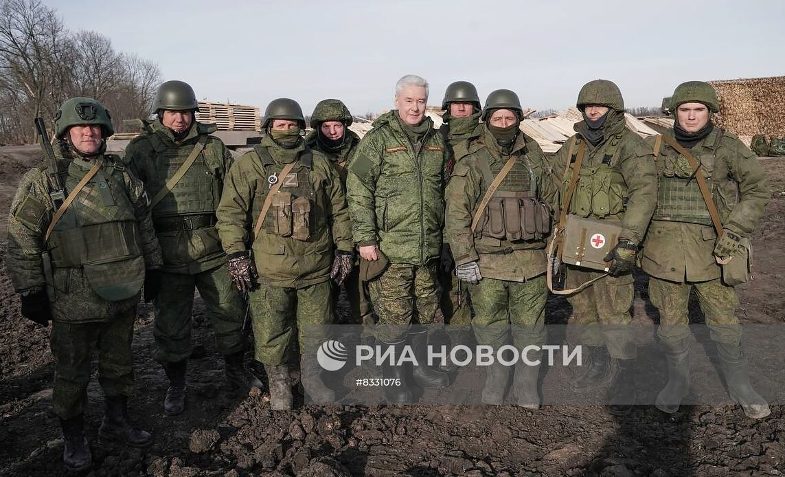 Мэр Москвы С. Собянин посетил ЛНР