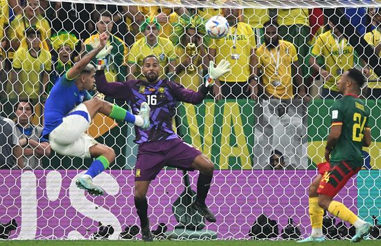 Футбол. ЧМ-2022. Матч Камерун - Бразилия