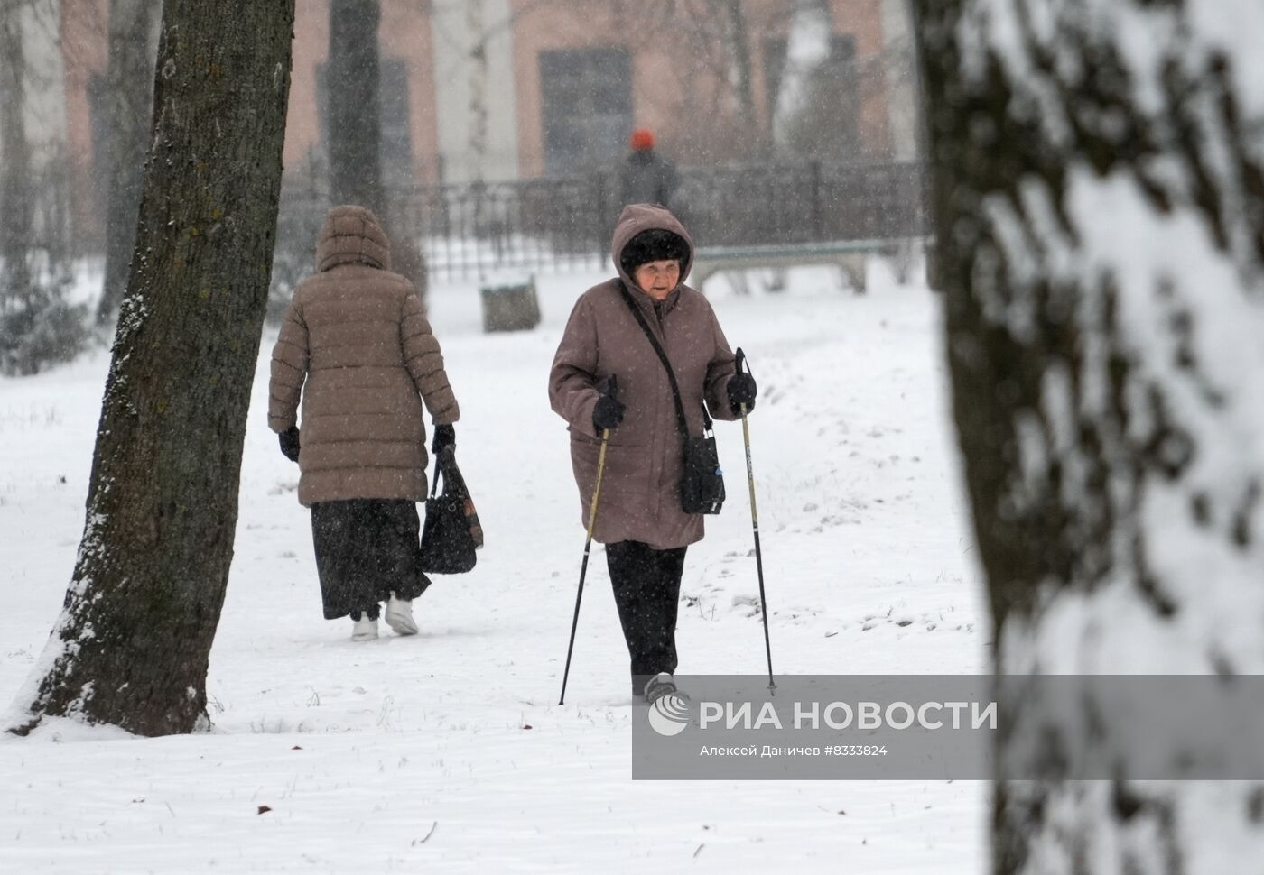 Снегопад в Санкт-Петербурге