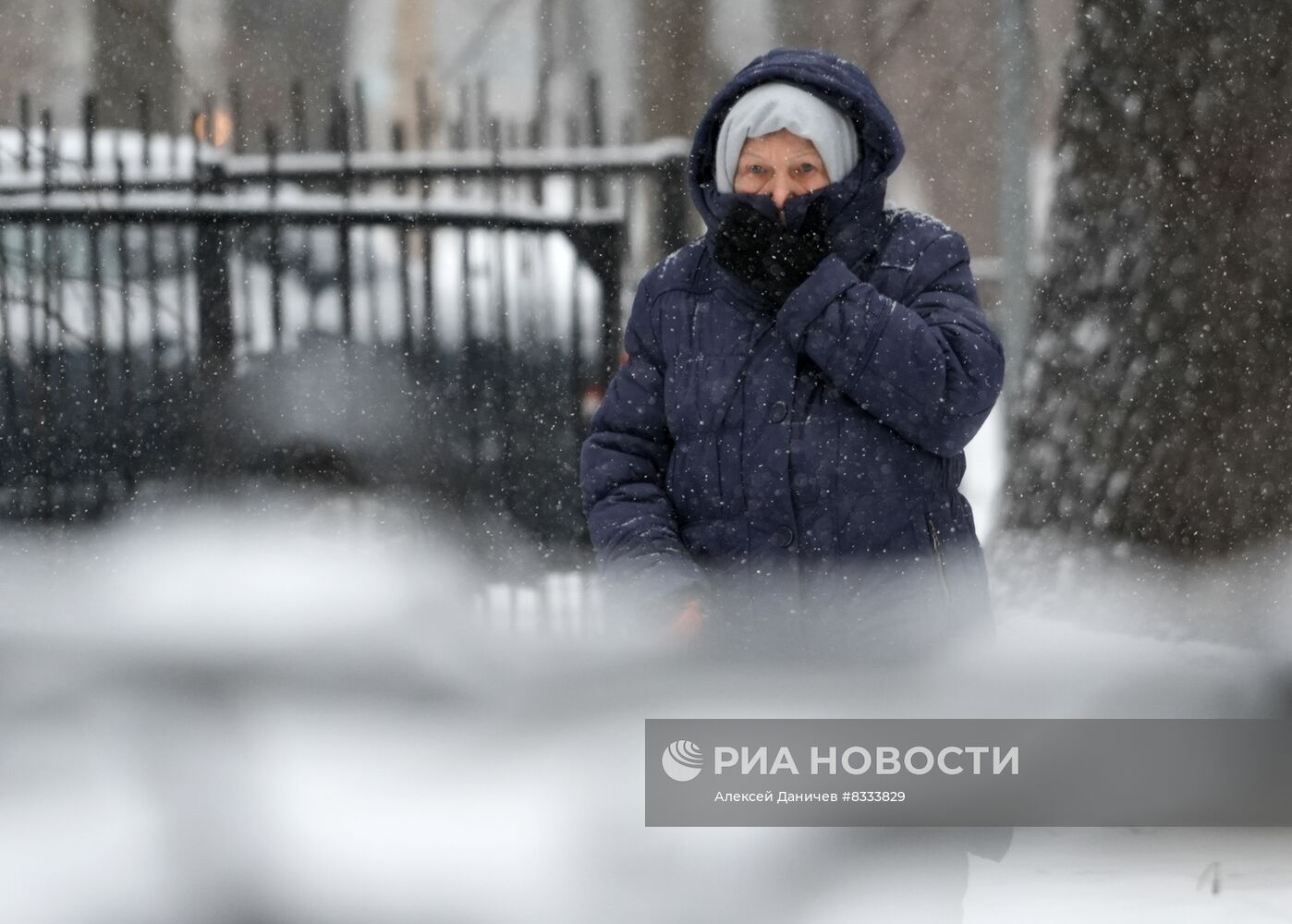 Снегопад в Санкт-Петербурге