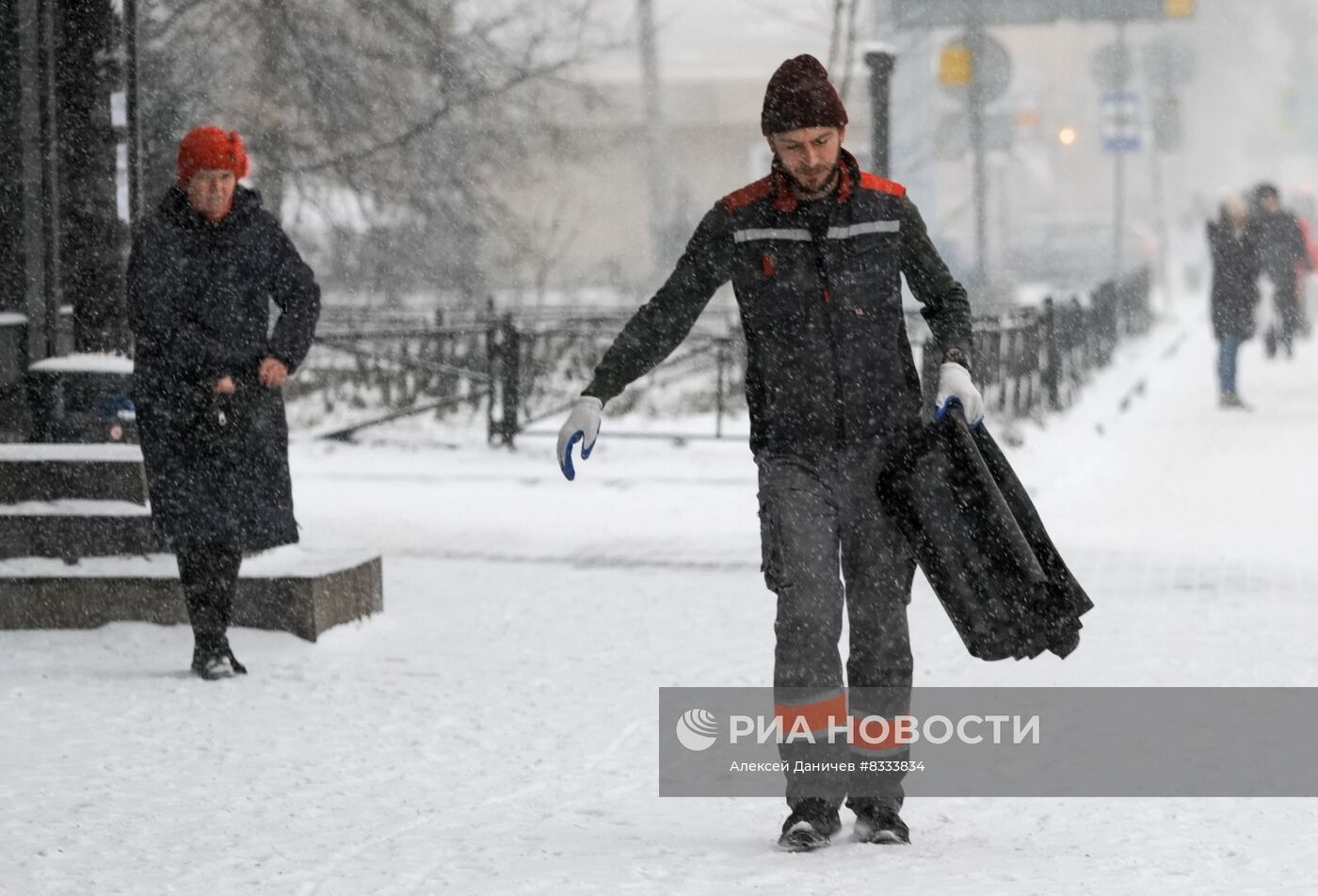 Снегопад в Санкт-Петербурге