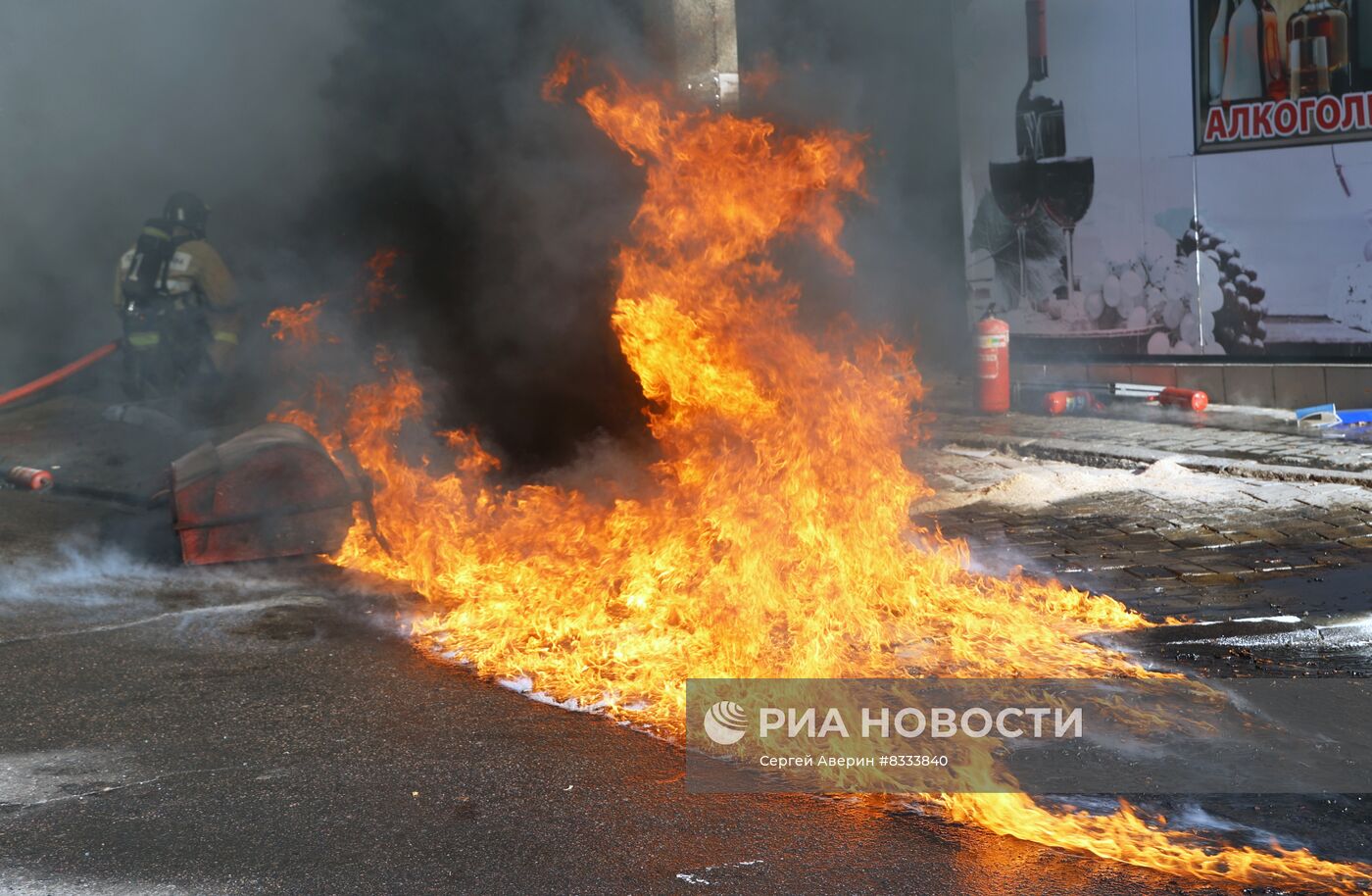 Последствия обстрела Донецка