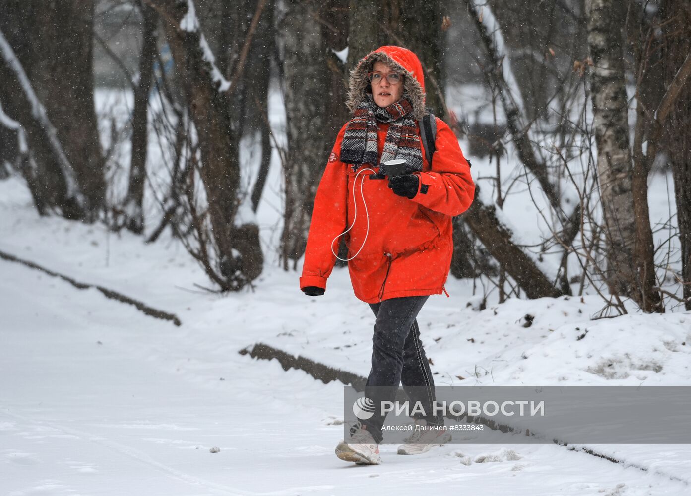 Снегопад в Санкт-Петербурге