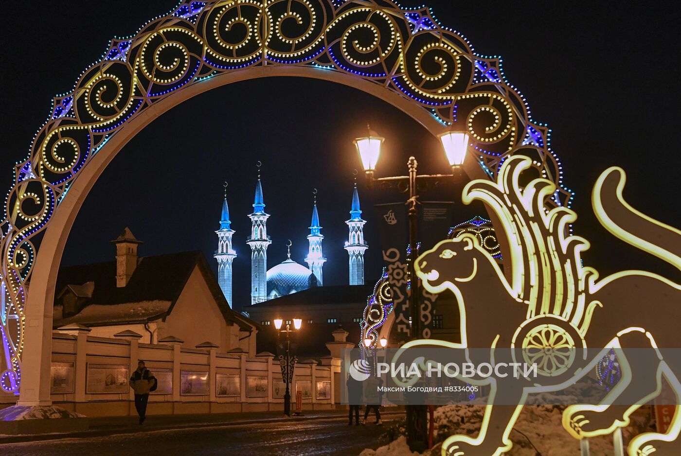 Новогоднее убранство Казани