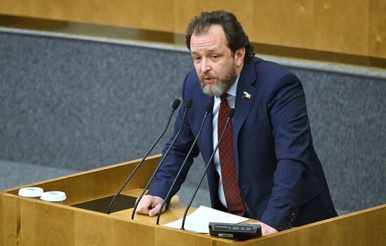 Пленарное заседание Госдумы РФ 