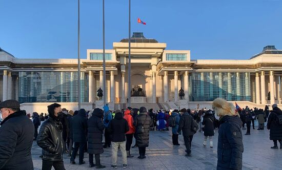 Протесты продолжаются в Монголии