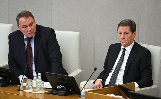 Пленарное заседание Госдумы РФ 