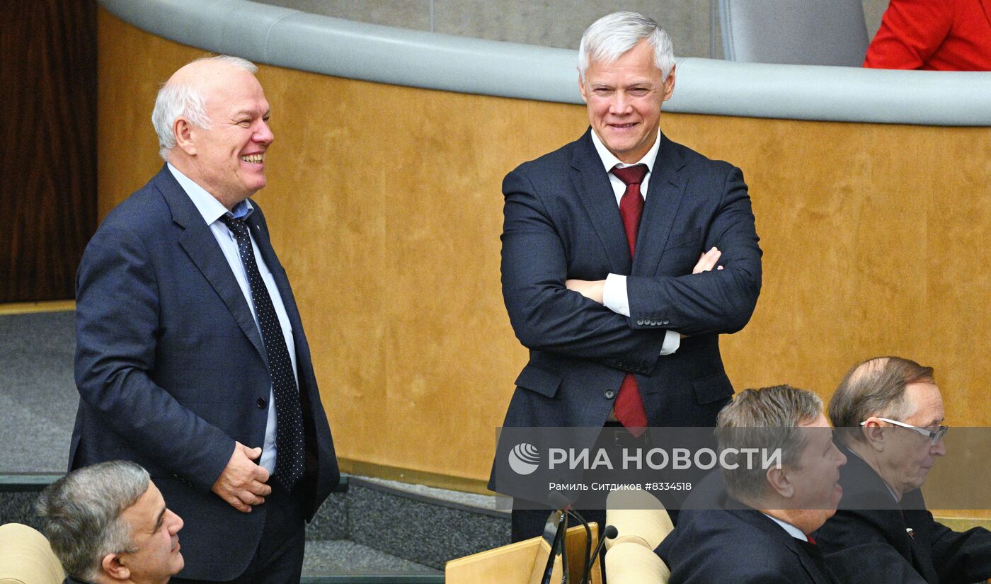 Пленарное заседание Госдумы РФ 