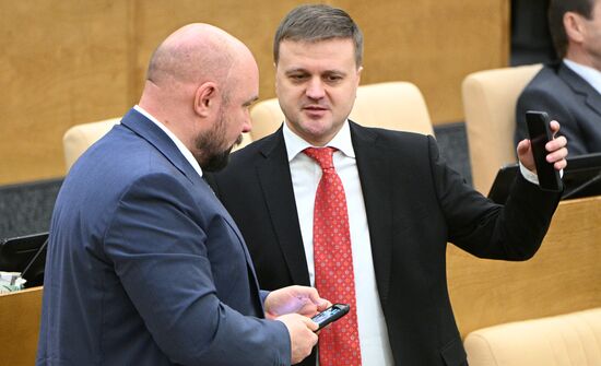 Пленарное заседание Госдумы РФ 