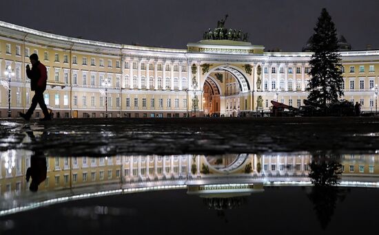 Новогоднее украшение Санкт-Петербурга