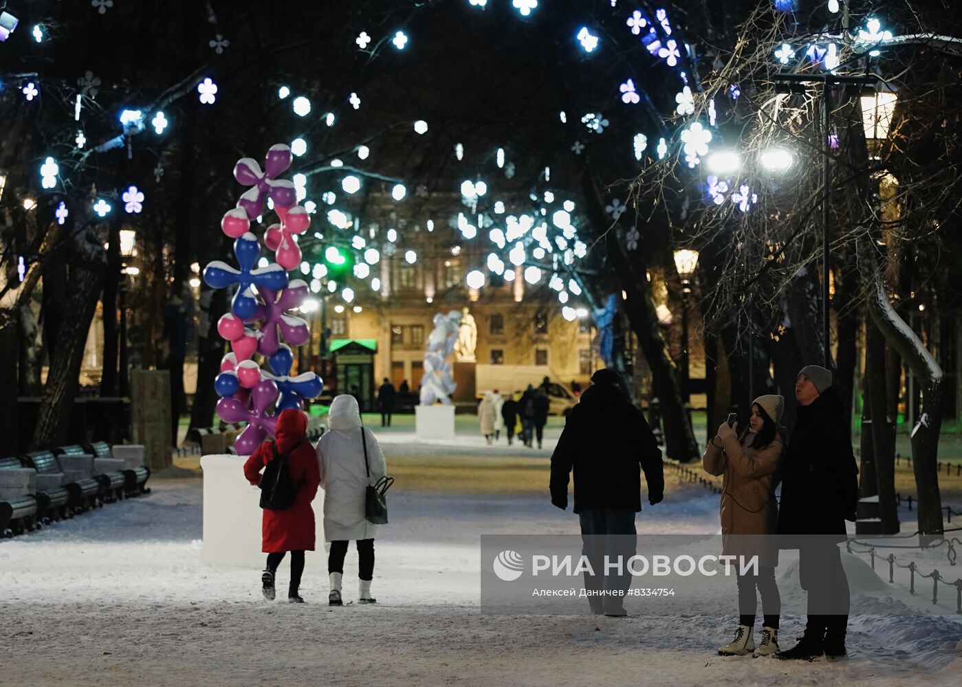 Новогоднее украшение Санкт-Петербурга