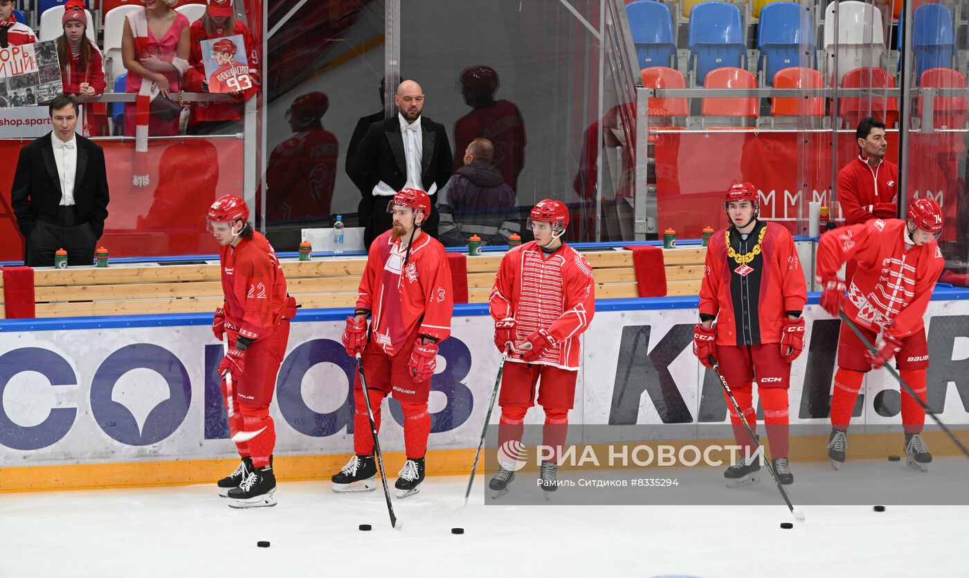 Хоккей. КХЛ. Матч "Спартак" - "Динамо" (Москва)