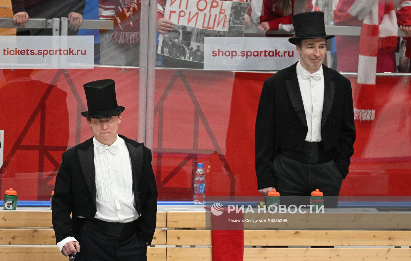 Хоккей. КХЛ. Матч "Спартак" - "Динамо" (Москва)