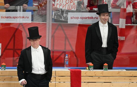 Хоккей. КХЛ. Матч "Спартак" - "Динамо" (Москва)