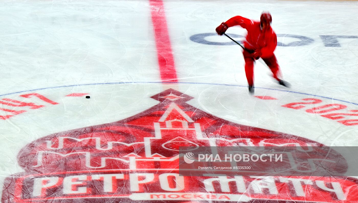 Хоккей. КХЛ. Матч "Спартак" - "Динамо" (Москва)