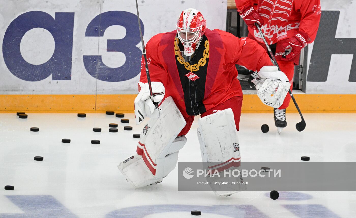 Хоккей. КХЛ. Матч "Спартак" - "Динамо" (Москва)