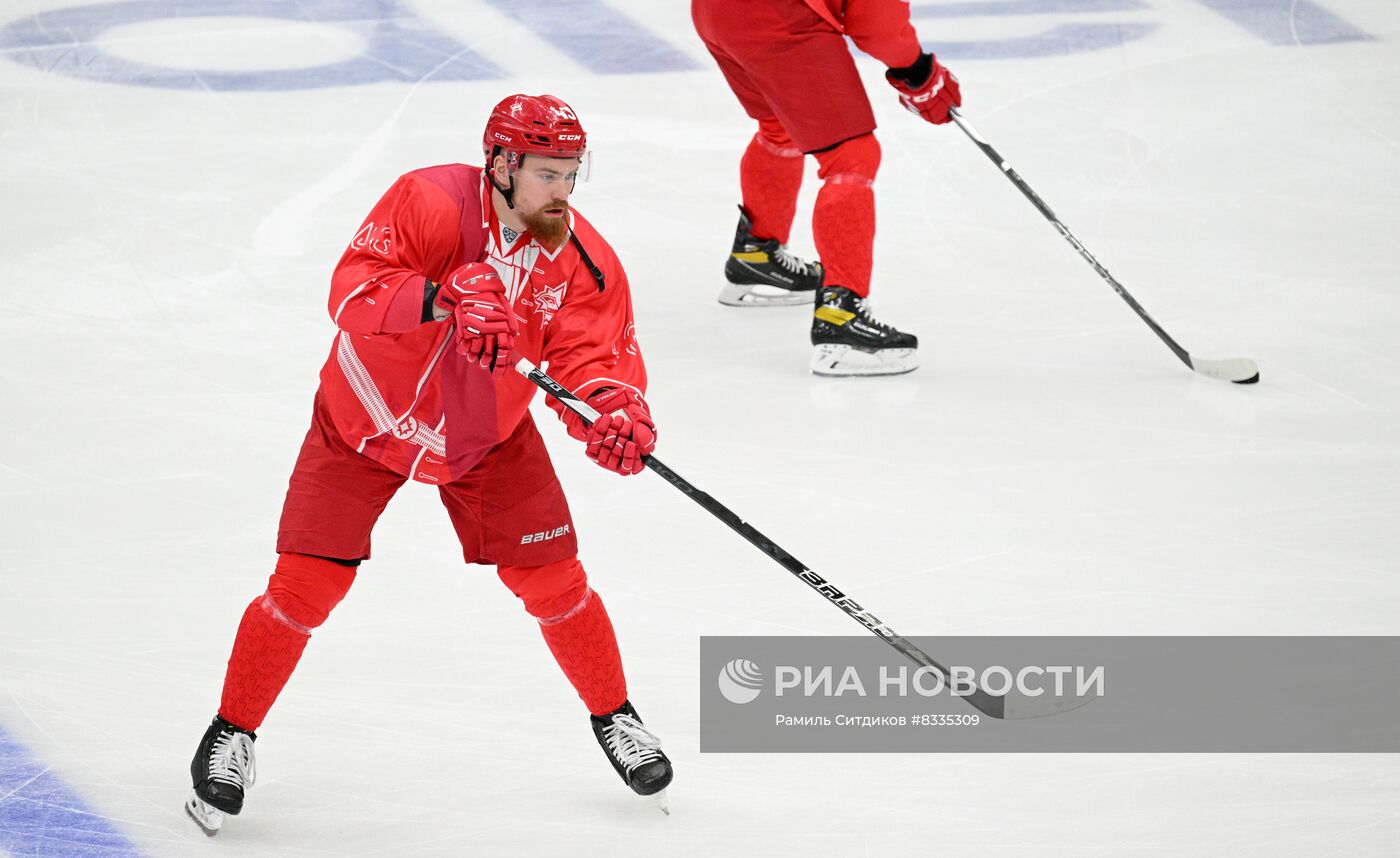 Хоккей. КХЛ. Матч "Спартак" - "Динамо" (Москва)