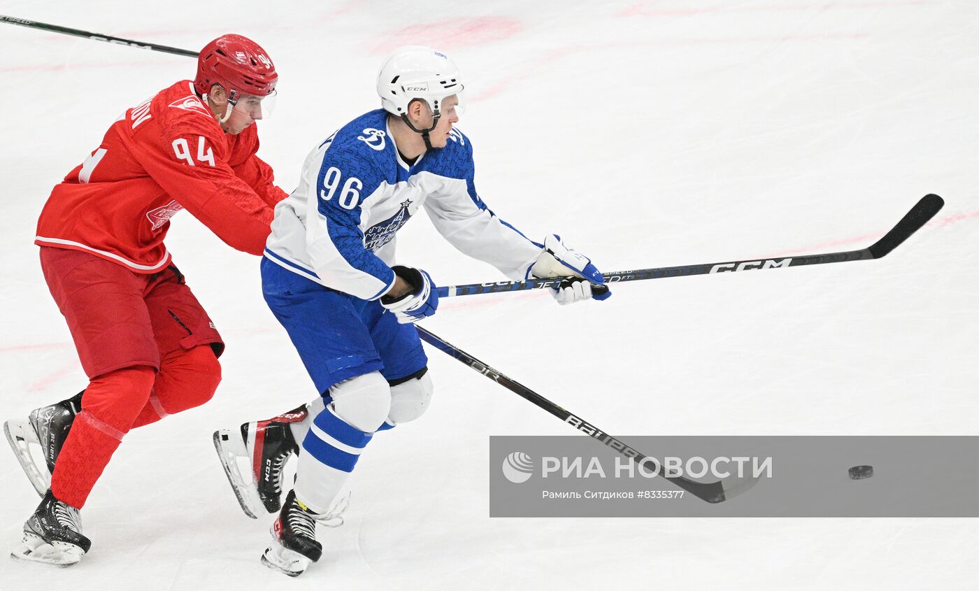 Хоккей. КХЛ. Матч "Спартак" - "Динамо" (Москва)