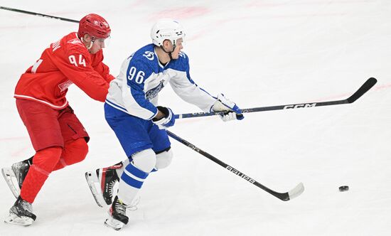 Хоккей. КХЛ. Матч "Спартак" - "Динамо" (Москва)