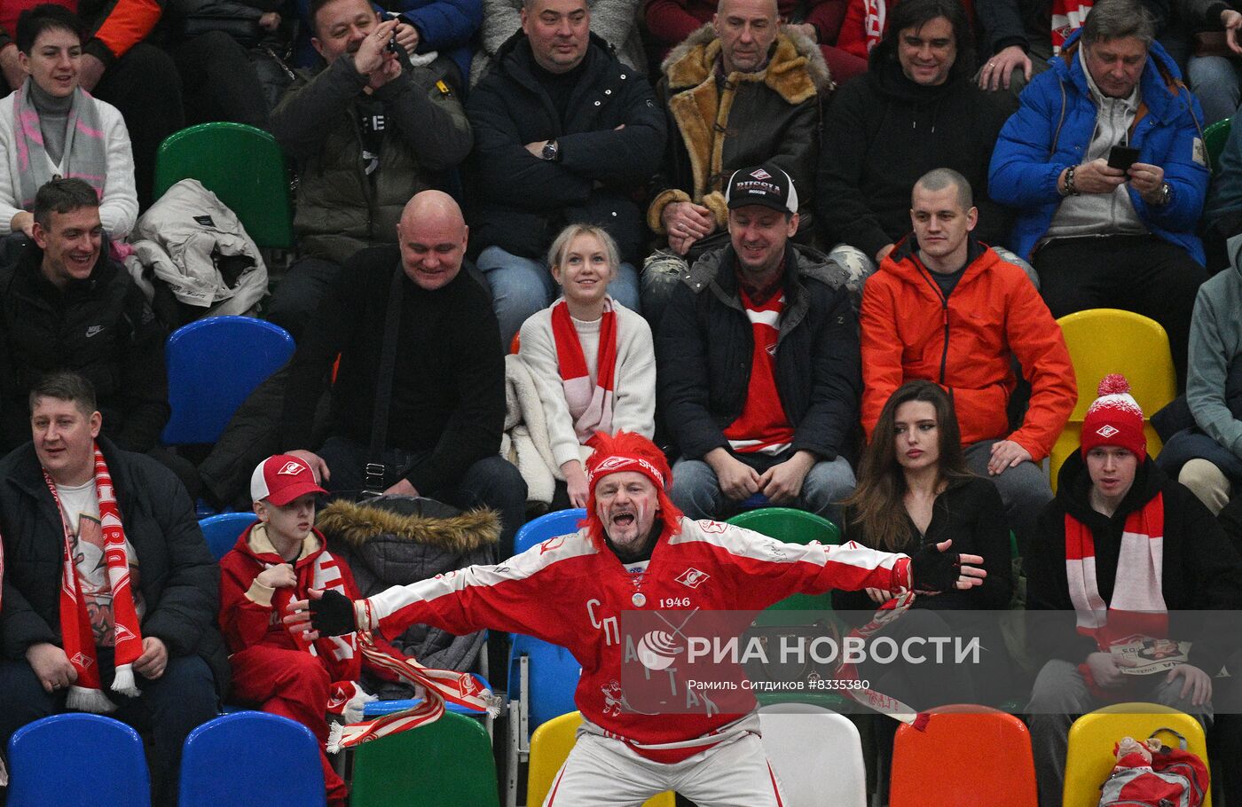 Хоккей. КХЛ. Матч "Спартак" - "Динамо" (Москва)