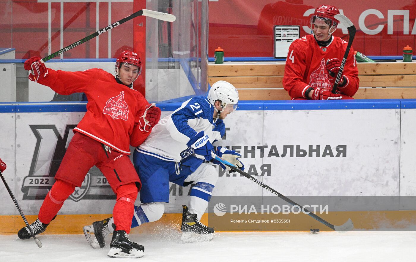 Хоккей. КХЛ. Матч "Спартак" - "Динамо" (Москва)