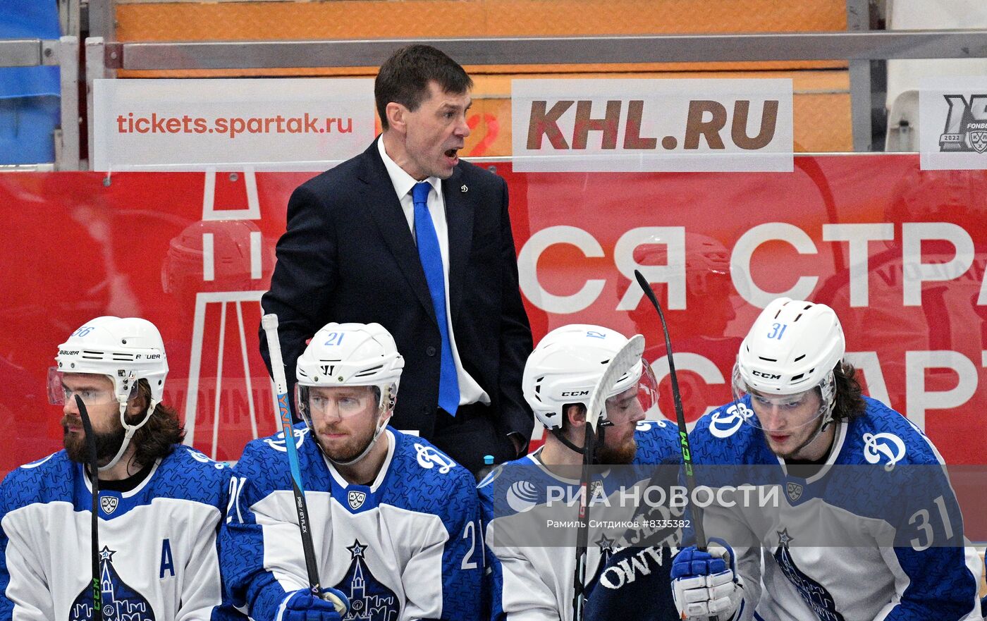 Хоккей. КХЛ. Матч "Спартак" - "Динамо" (Москва)