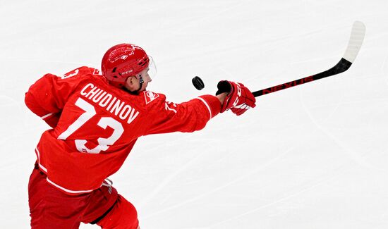 Хоккей. КХЛ. Матч "Спартак" - "Динамо" (Москва)