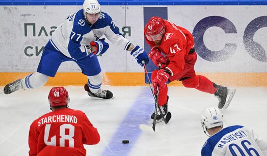 Хоккей. КХЛ. Матч "Спартак" - "Динамо" (Москва)